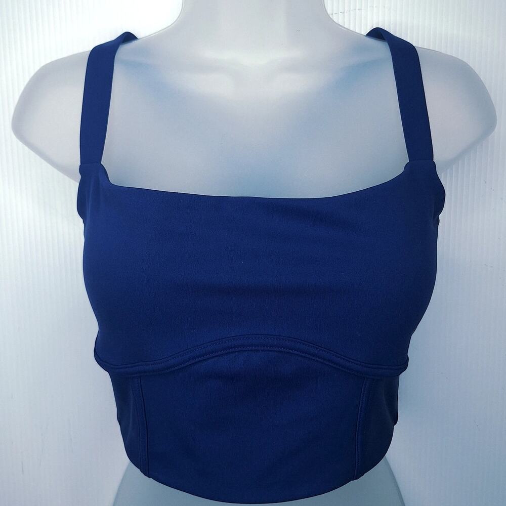 Popflex Daphne Corset Crop Top Magical Sports Bra M Bralette Crossback Longline